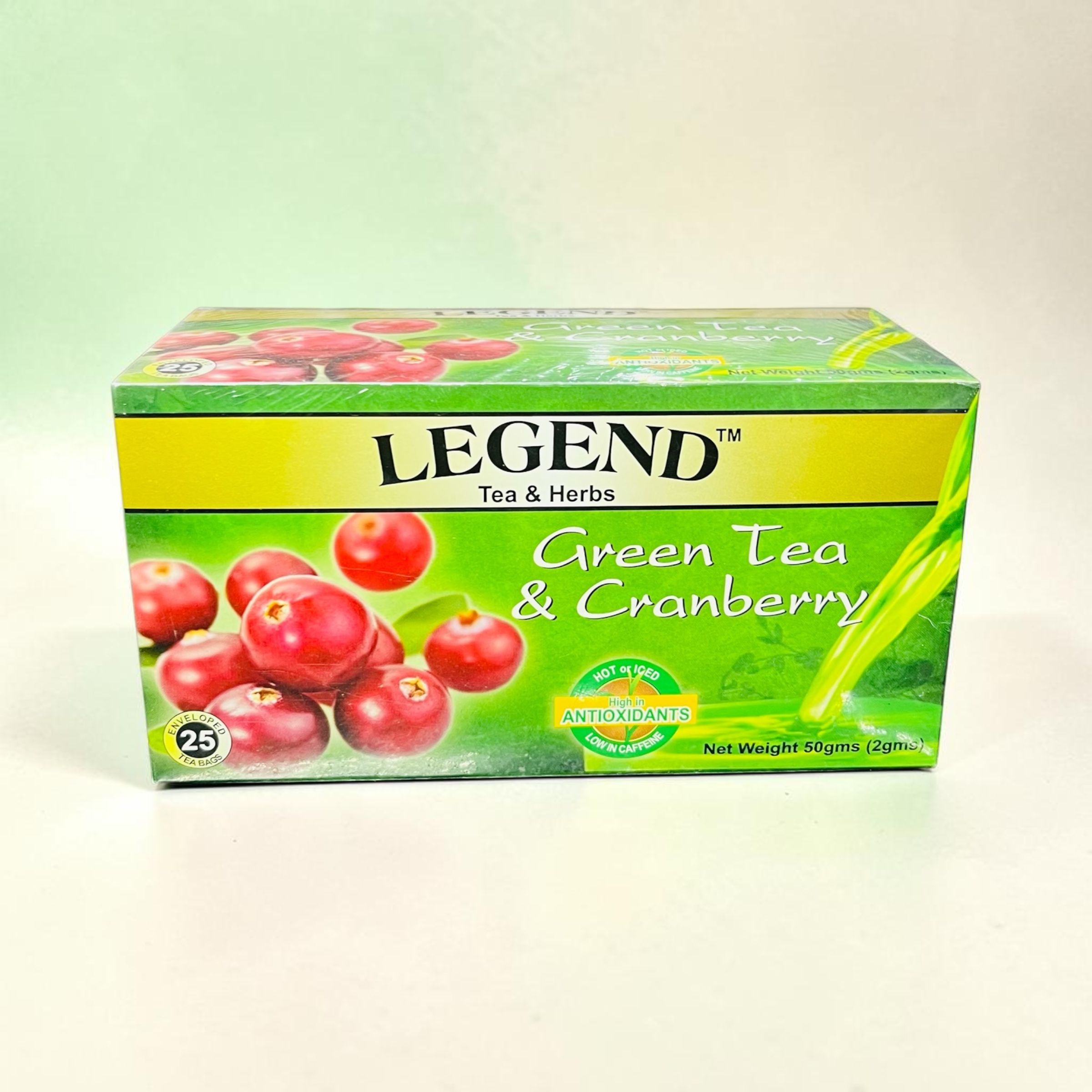LEGEND GREEN TEA &AMP; CRANBERRY 50G